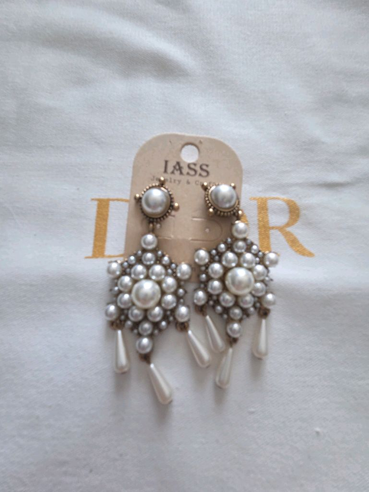 아델 앤틱 진주 드롭 이어링(새것)화려한거 좋아하시는분--2