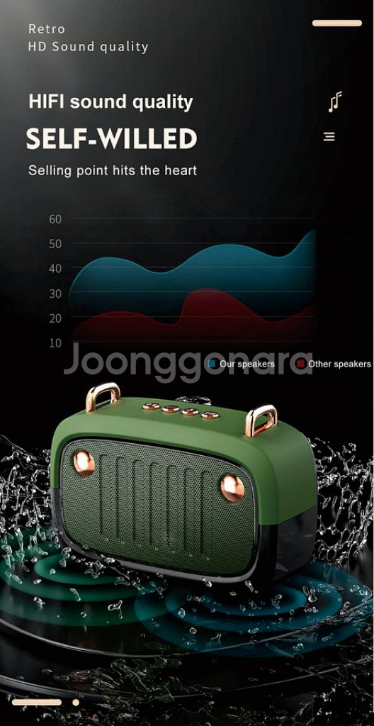 HD음질 블루투스 스피커 BS-32D--1