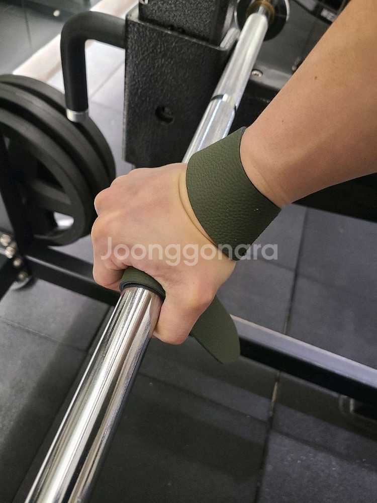 버팔로가죽 헬스스트랩 헬스장 필수품 더웨이트컴퍼니--0