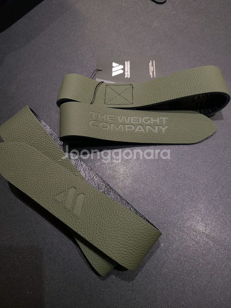 버팔로가죽 헬스스트랩 헬스장 필수품 더웨이트컴퍼니--1