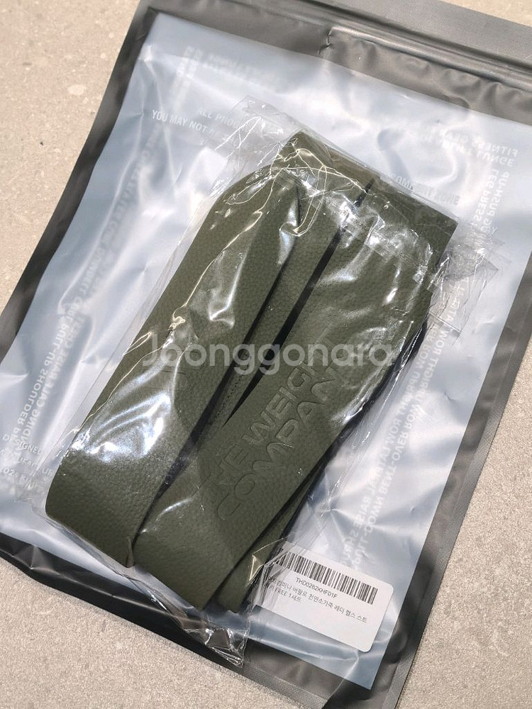 버팔로가죽 헬스스트랩 헬스장 필수품 더웨이트컴퍼니--3