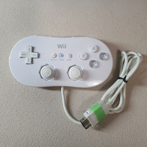 닌텐도 정품 Wii 클래식 패드 화이트