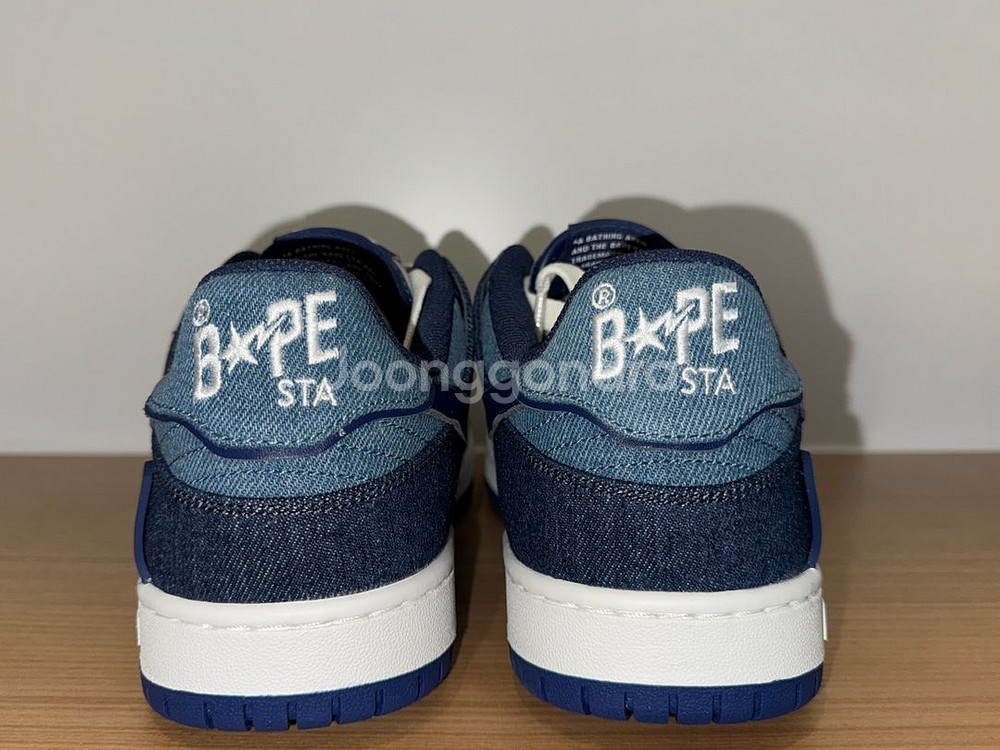 (새상품) 베이프 Bape SK8 스테이션 데님--2