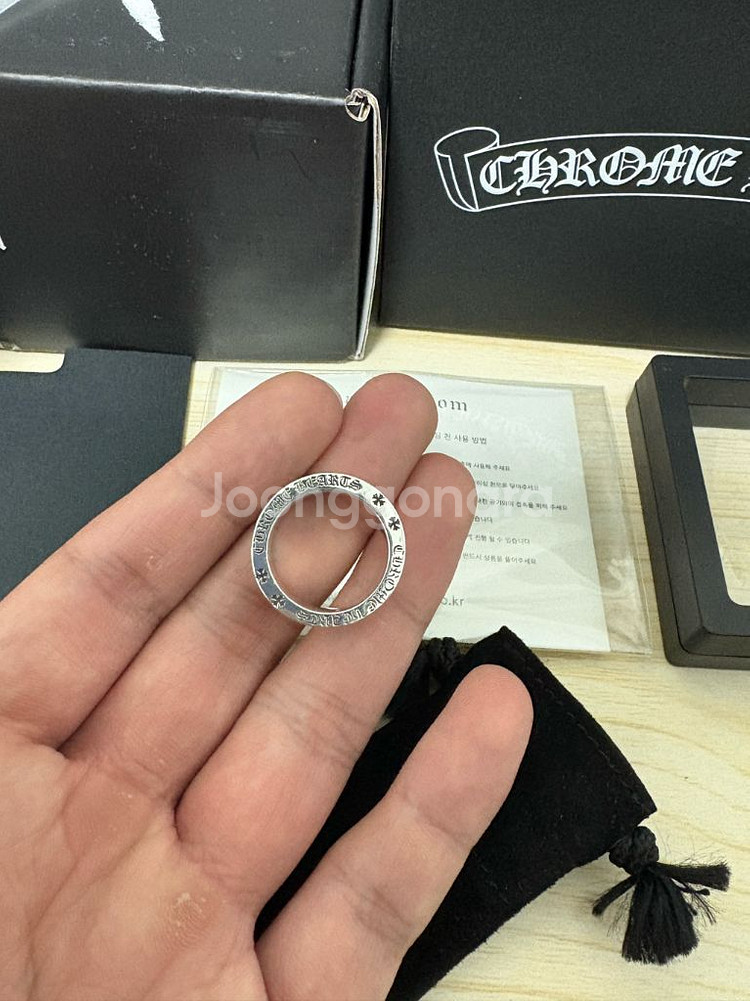 크롬하츠 미니플러스링 17호--1