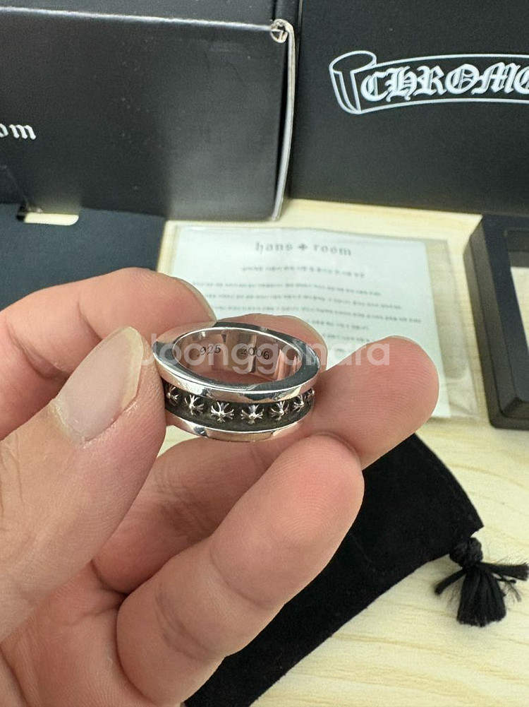 크롬하츠 미니플러스링 17호--3