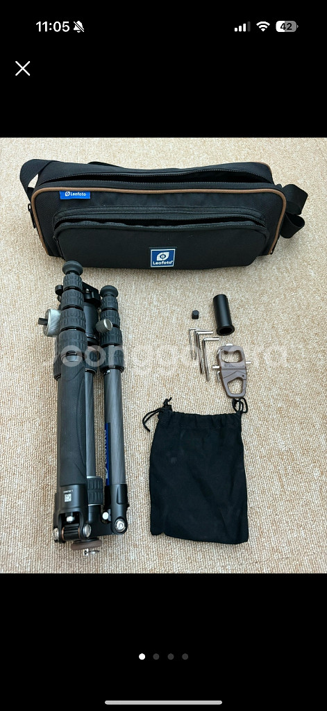가볍고 튼튼한 레오포토 LX-225CT 카본 삼각대--0