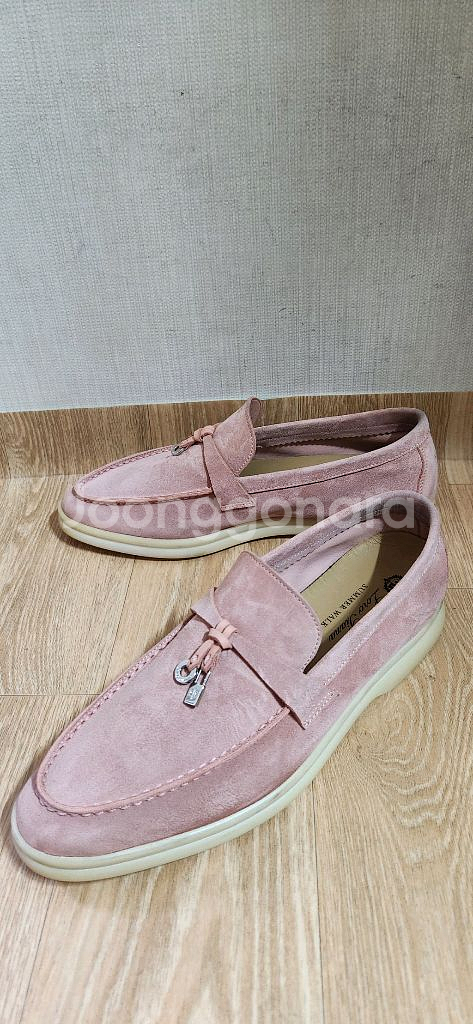 (270~245)로로피아나 썸머워크 로로피아나로퍼 핑크--1