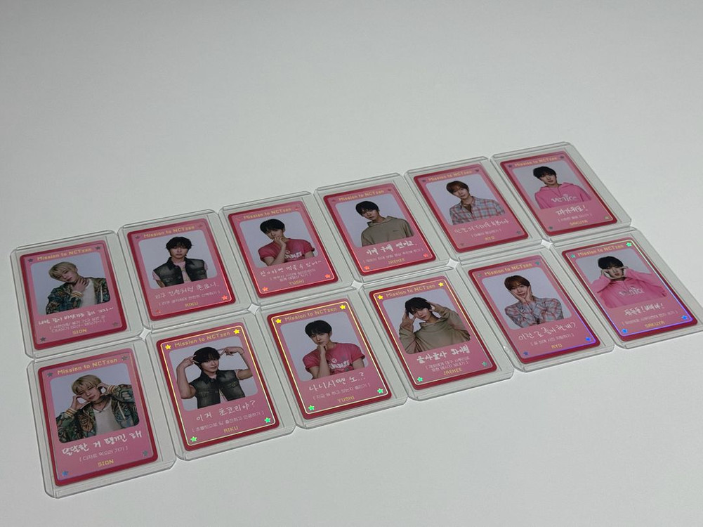 엔시티위시 디아이콘 미션카드+케이스 미션포카--1