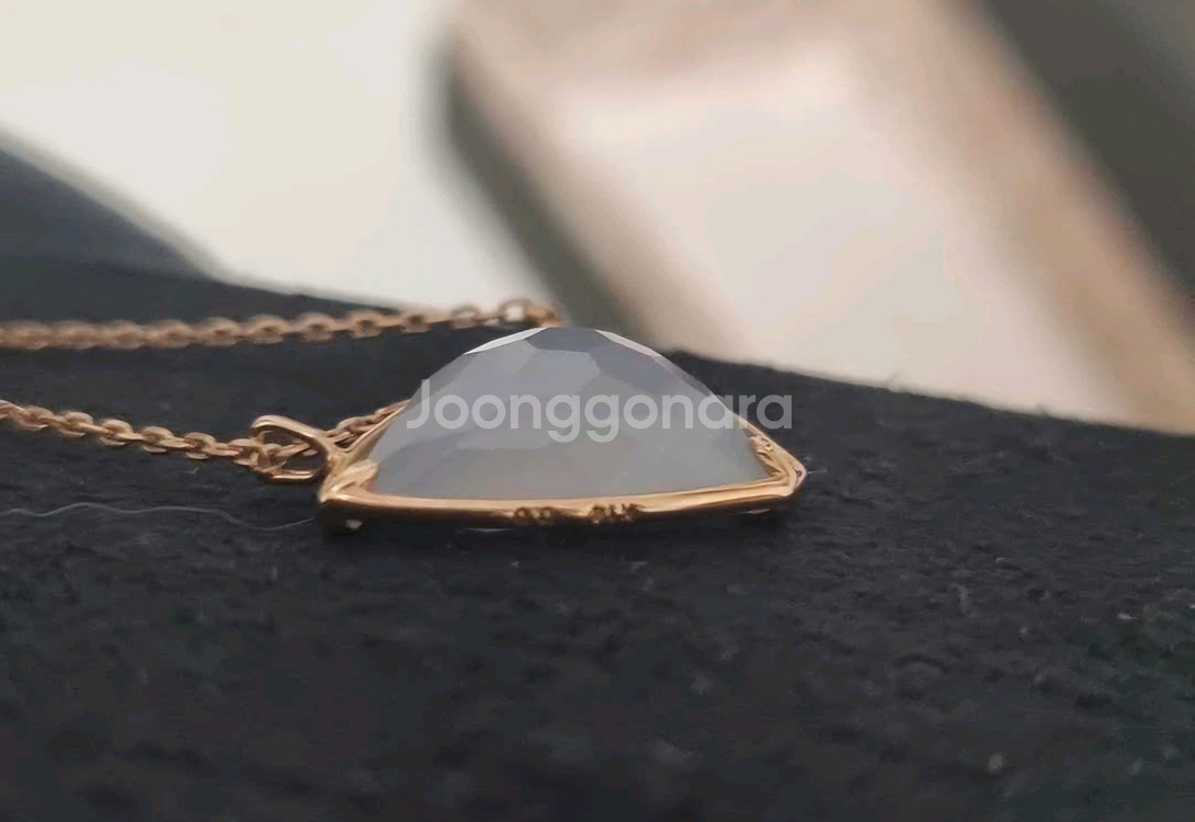디디에두보14k 원석목걸이 단종 제품(블루칼세도나)--1