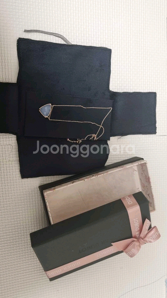 디디에두보14k 원석목걸이 단종 제품(블루칼세도나)--0