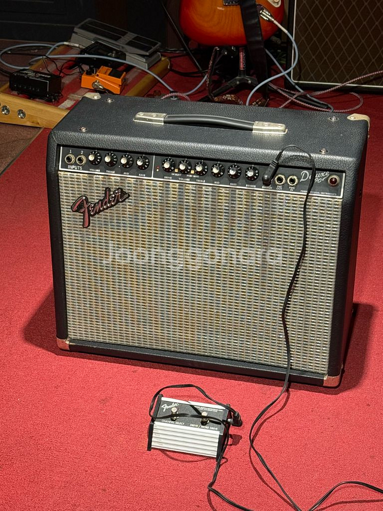 (판매/교환) Fender Deluxe 90+풋 스위치--0