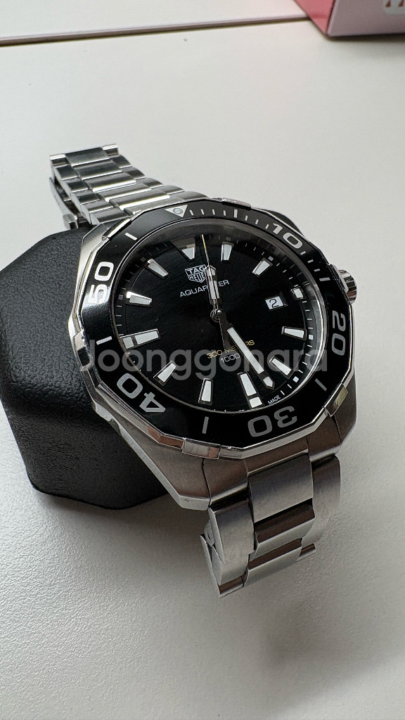 태그호이어 아쿠아레이서 쿼츠 43mm--0