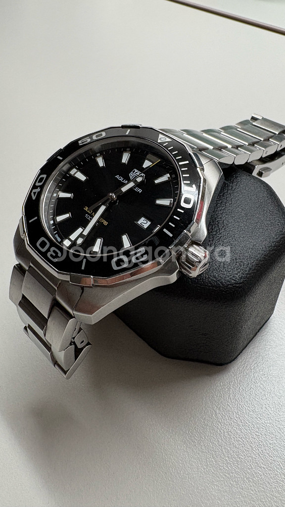 태그호이어 아쿠아레이서 쿼츠 43mm--2