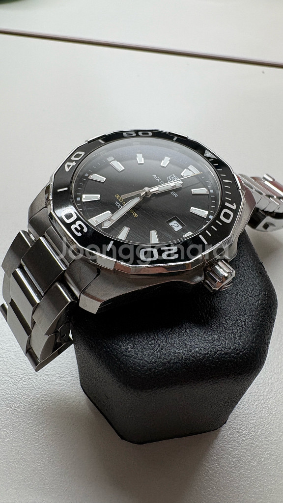 태그호이어 아쿠아레이서 쿼츠 43mm--3