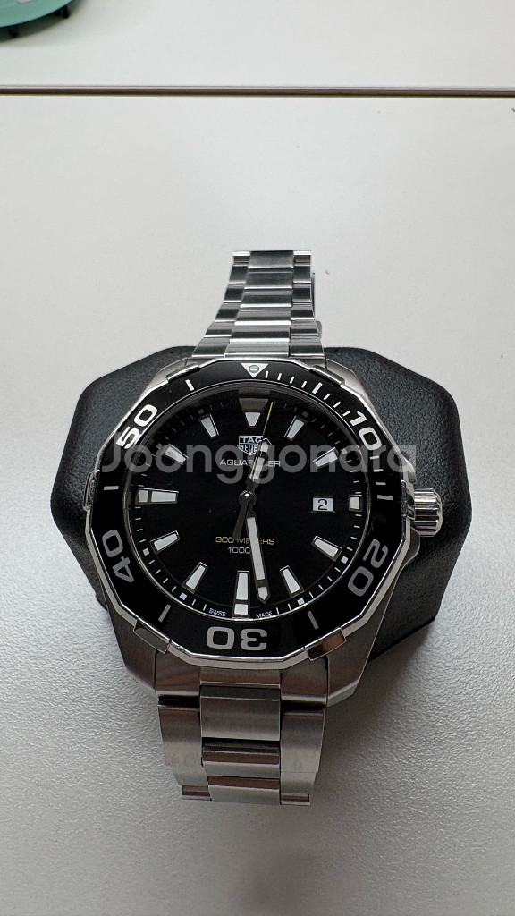 태그호이어 아쿠아레이서 쿼츠 43mm--1