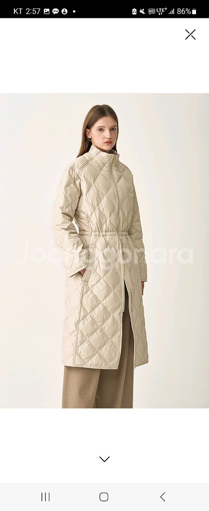 25 더캐시미어 구스 경량패딩점퍼(타임 시스템)--1