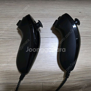 닌텐도위 Wii 정품 눈차크 블랙 2개 일괄 판매