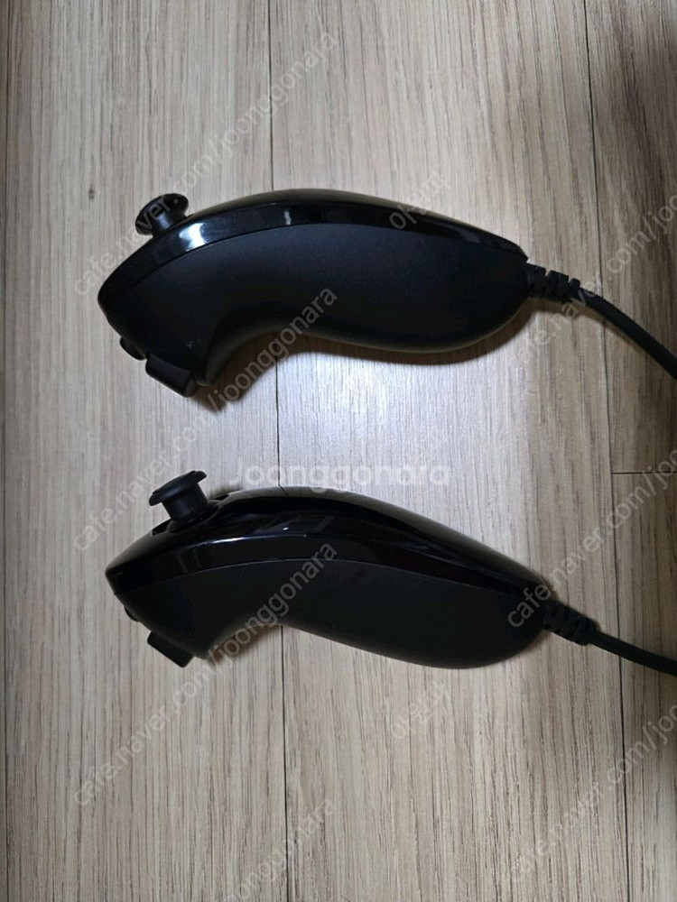닌텐도위 Wii 정품 눈차크 블랙 2개 일괄 판매 이미지