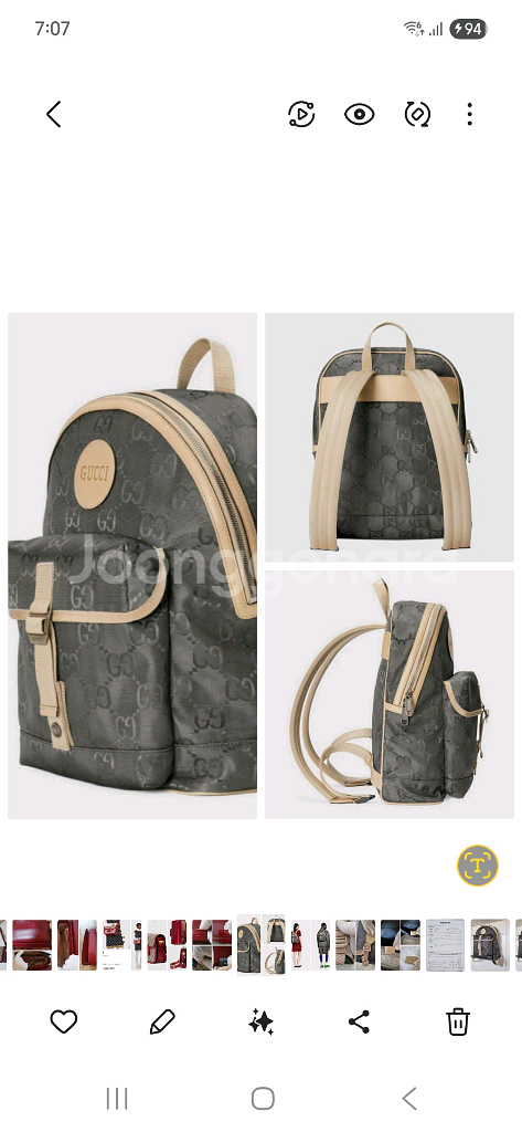 (정품새상품)구찌 오프더 그리드백팩 *신세계강남구입*--9