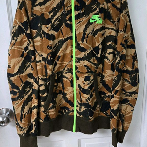 나이키 카모 후드짚업 L