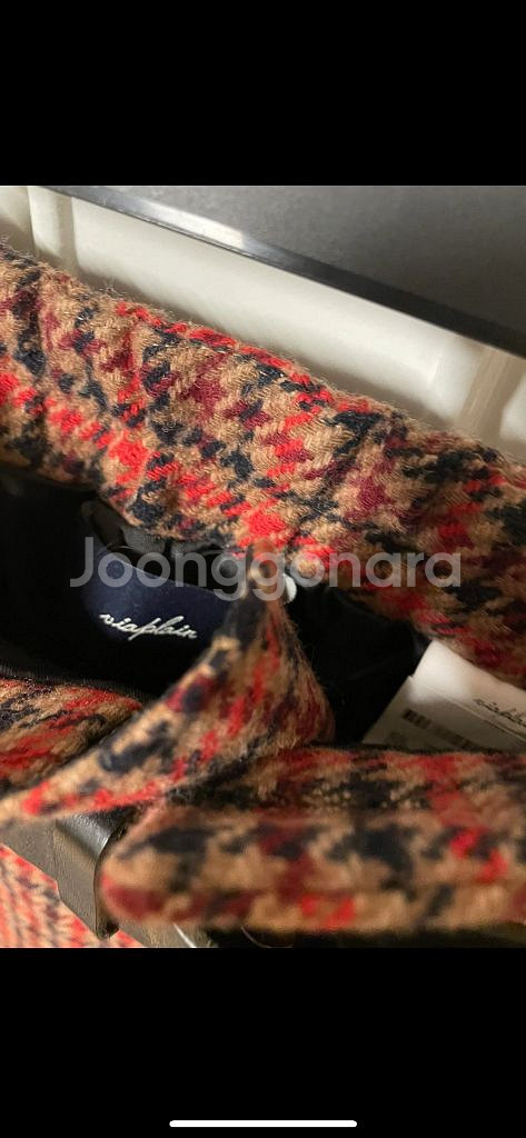 비아플레인 체크 자켓, 팬츠 셋업--4