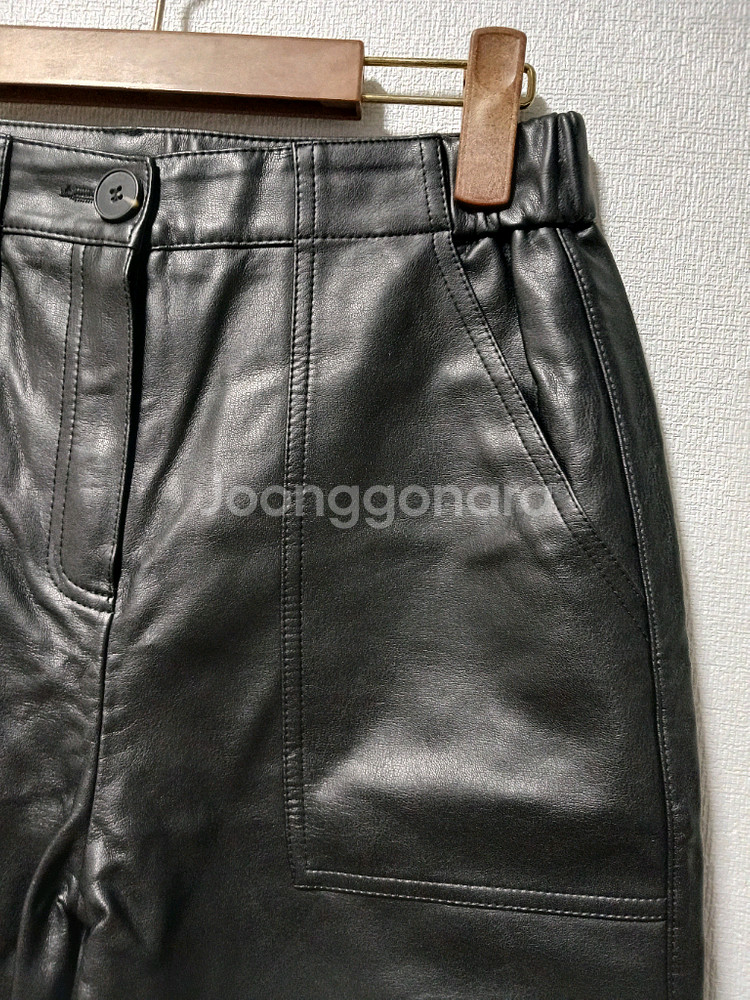 A&D 인조가죽 통바지 66--1