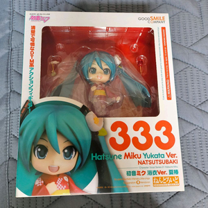 (미개봉)333 하츠네 미쿠 유카타 동백미쿠 넨도로이드