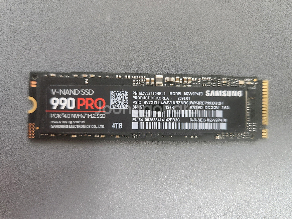 삼성 990 PRO 4TB M.2 NVMe--0