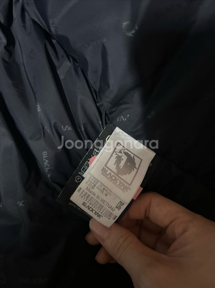 블랙야크 고어텍스 패딩 90 사용감없음--6
