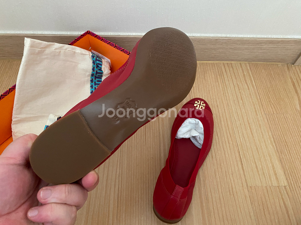 [미사용][정품]토리버치 졸리 발렛 플랫--4
