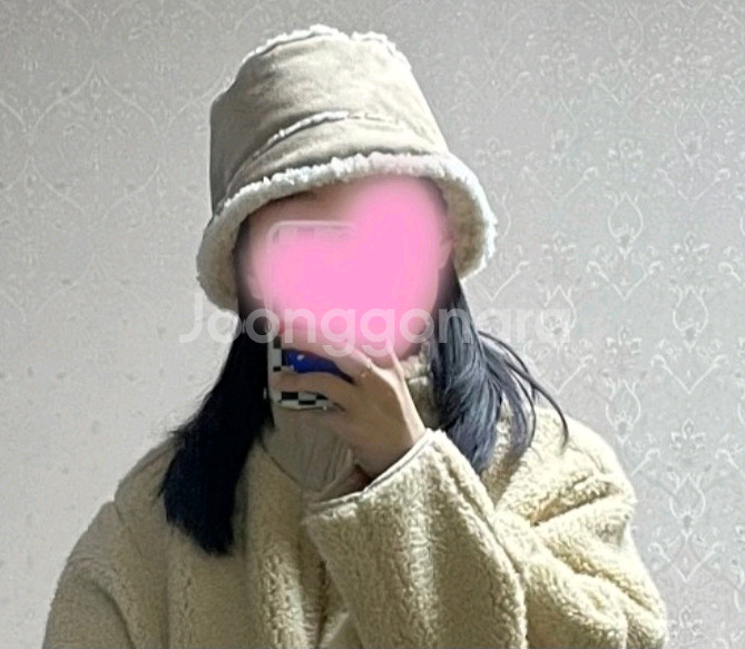 투스토리 무스탕 모자(새상품)--1