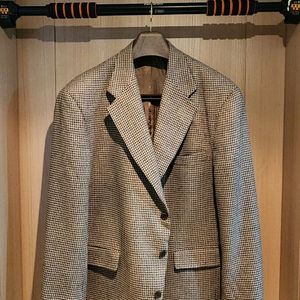 베이지 컬러3버튼 모직 자켓 3XL~4XL