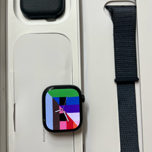 애플워치10 제트블랙 42mm 풀박스 S급