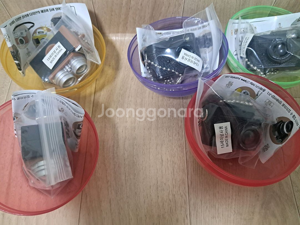 레트로 미니카메라 키링 가챠--2