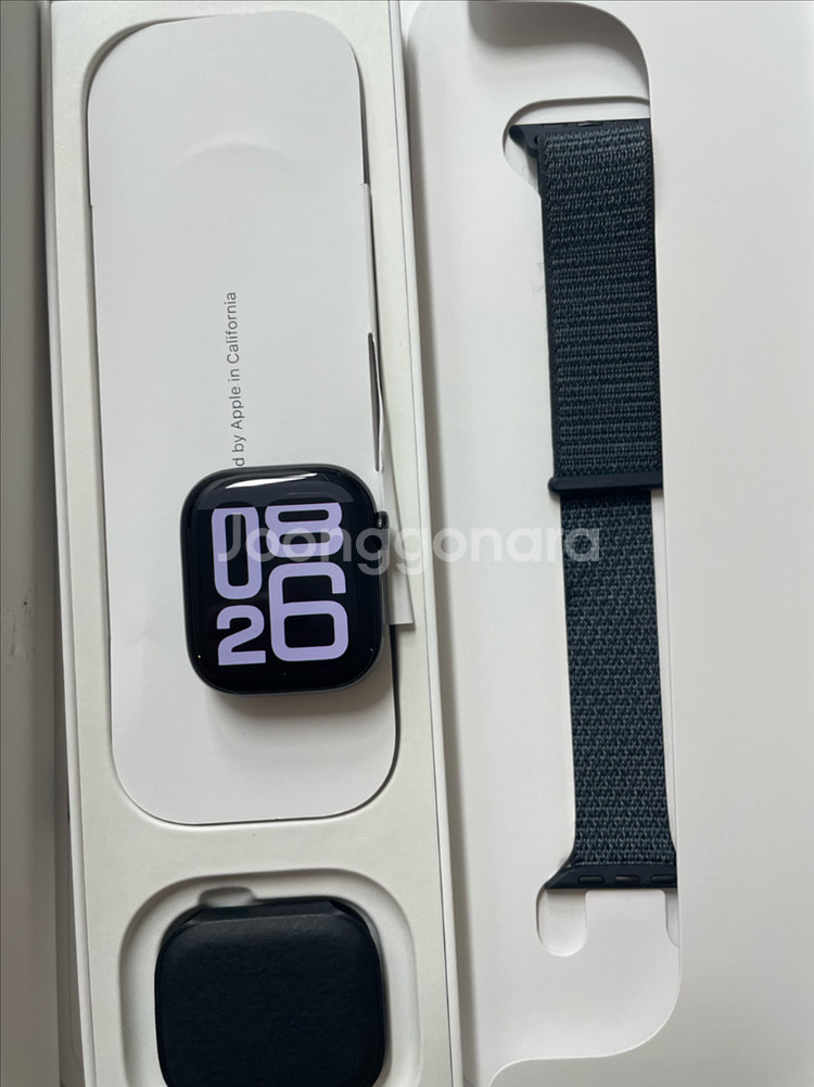 애플워치10 42mm 제트블랙 S급--0
