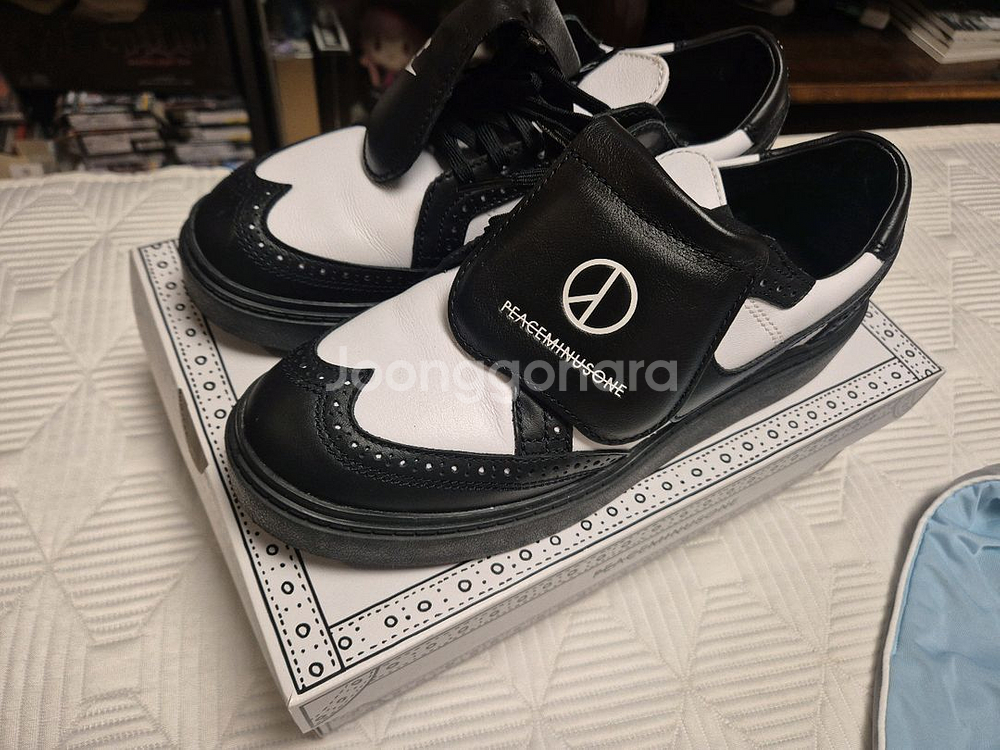 나이키 피스마이너스원 권도1 흰검 270--0