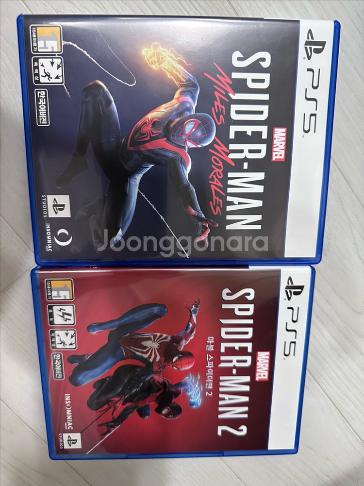 ps5 스파이더맨 1,2 일괄--0