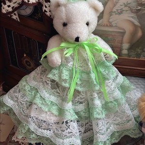빈티지인형 드레스 관절테디베어인형 앤틱소품모리걸고전인형