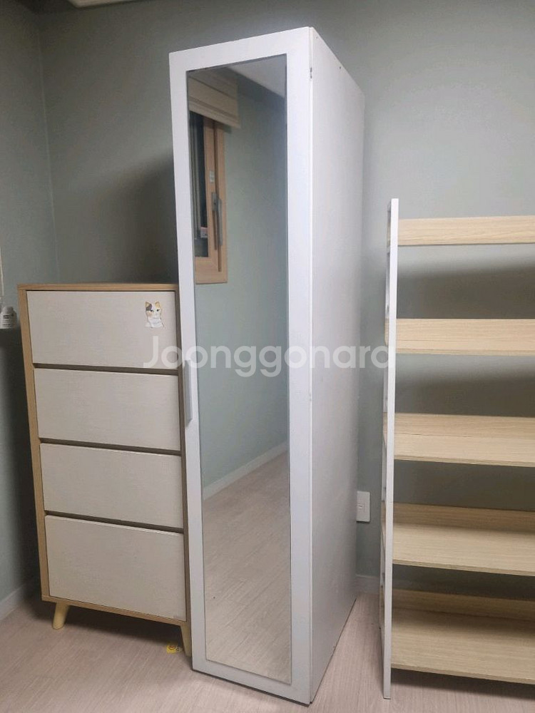 거울달린 옷장 1칸--0