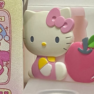 고전 키티 사과 테이프 디스펜서 리필 문구 다꾸