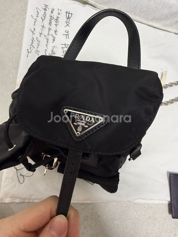 프라다 리나일론 백팩 미니--3