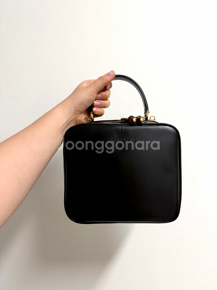 [정품] 구찌 밤부 투웨이 백--6