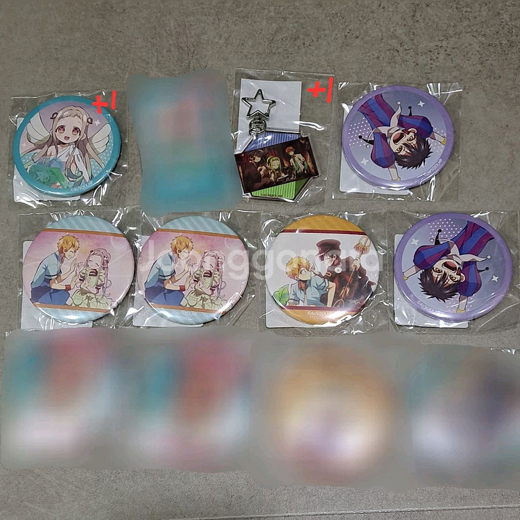 지박소년 하나코군 굿즈 캔뱃지 아크릴키링 네네 츠카사--0