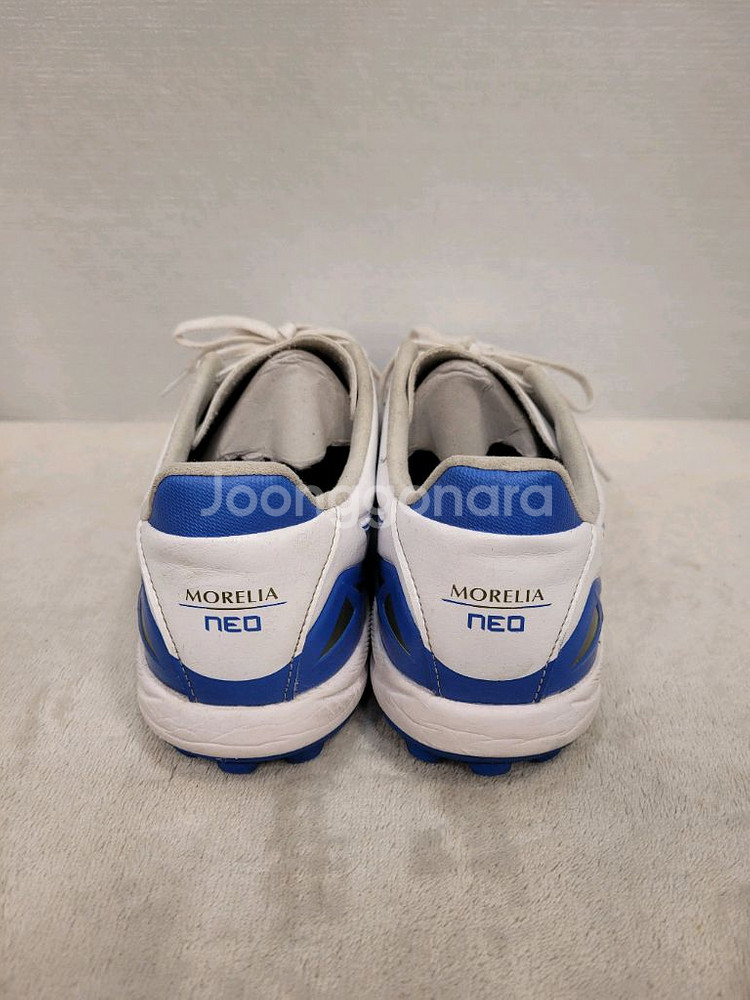 미즈노 모렐리아 네오4 흰/파 풋살화 260--2