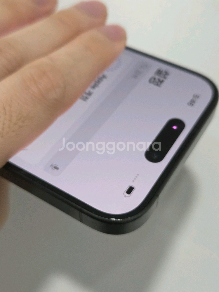 아이폰15프로 256gb 블랙티타늄 풀박75만--7