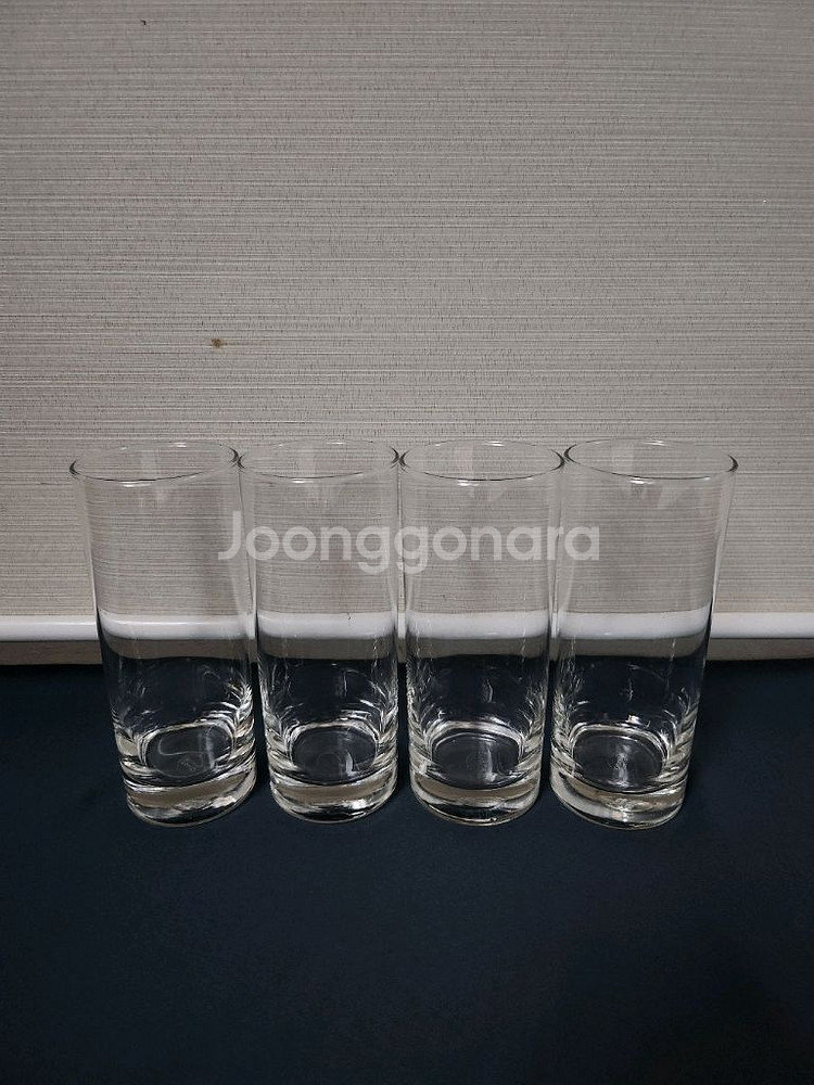 투명 유리컵 (일괄)새것--0