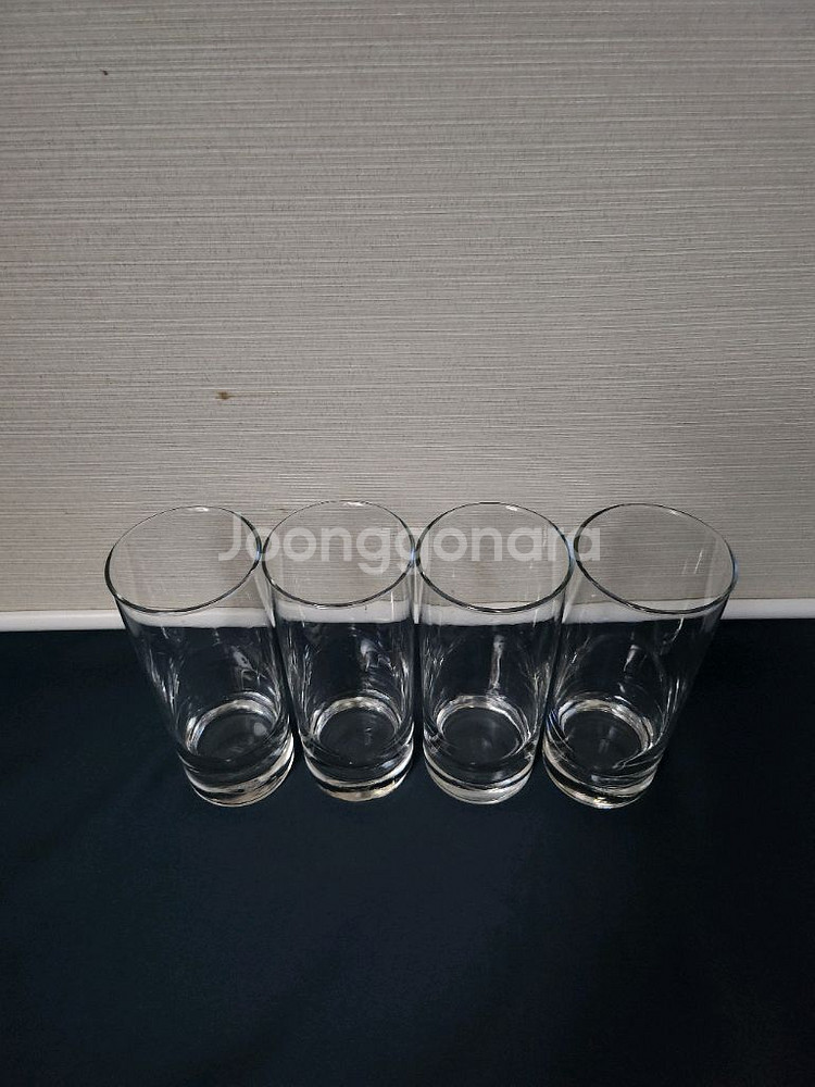 투명 유리컵 (일괄)새것--2