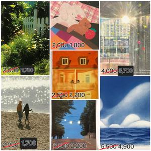 #할인가능 1,700 힐링 일러스트 엽서 인테리어 소품