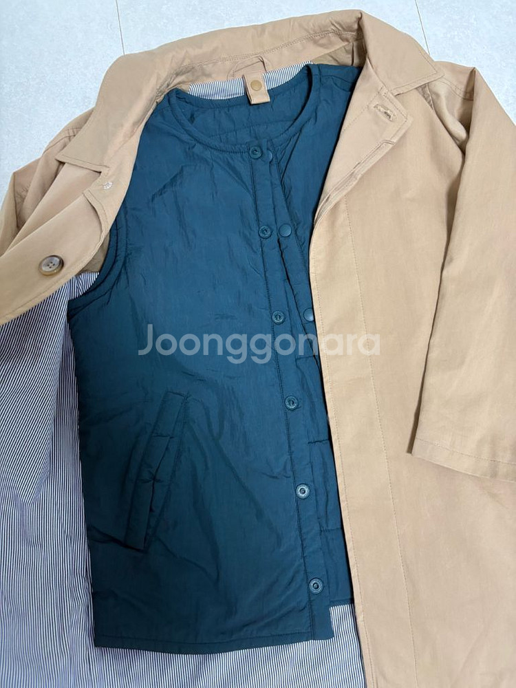 블루독 코트, 조끼 세트--2