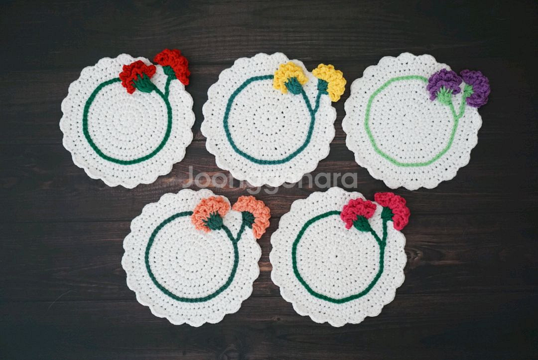 입체 카네이션 티코스터 (계좌거래)--4